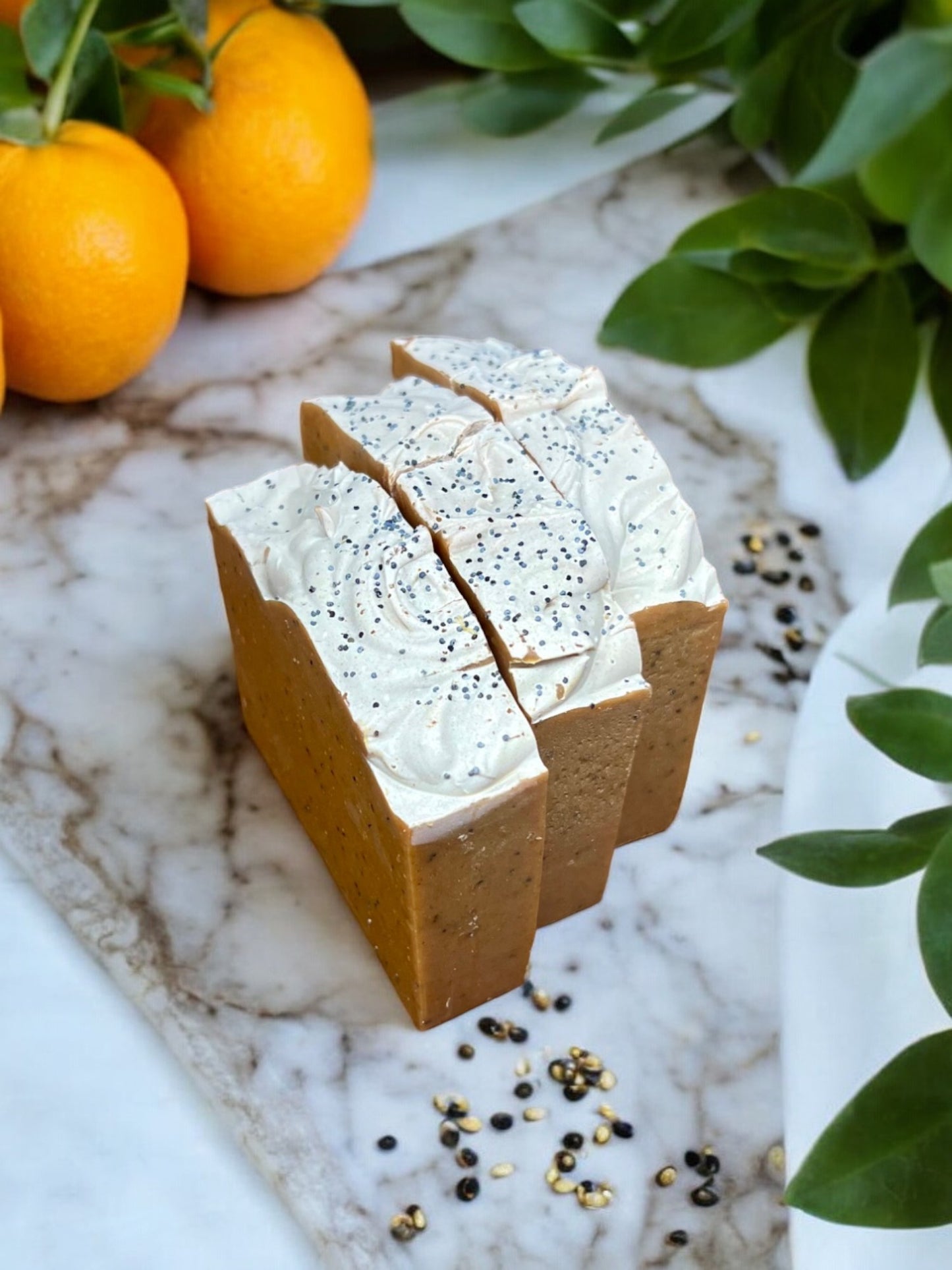 Dreamy Tangerine with Poppyseeds