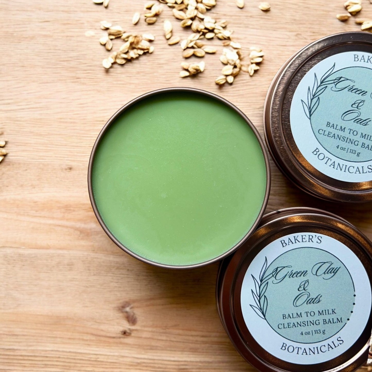 French Green Clay & Oats Balm to Milk Cleanser