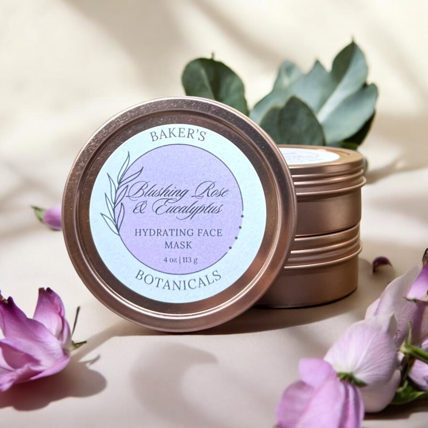 Blushing Rose & Eucalyptus Hydrating Face Mask