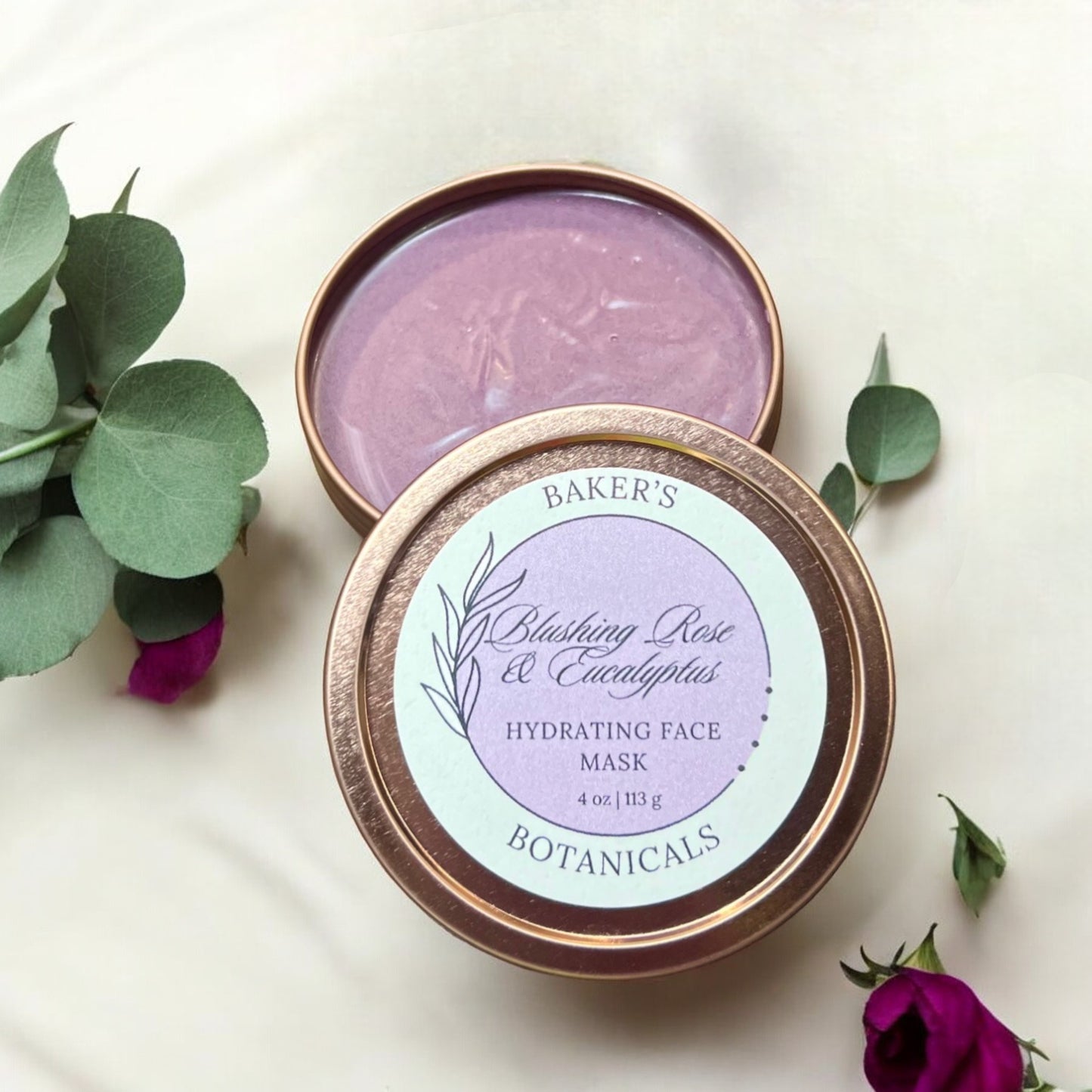 Blushing Rose & Eucalyptus Hydrating Face Mask